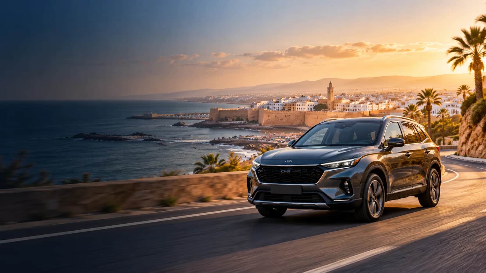 Alquiler de coches Automático en Casablanca con seguro completo y cancelación gratuita