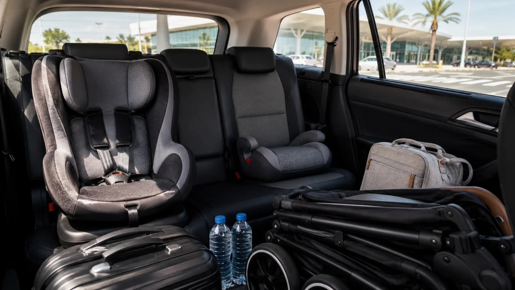 Kindersitze & Regeln für Familien-Mietwagen in Casablanca