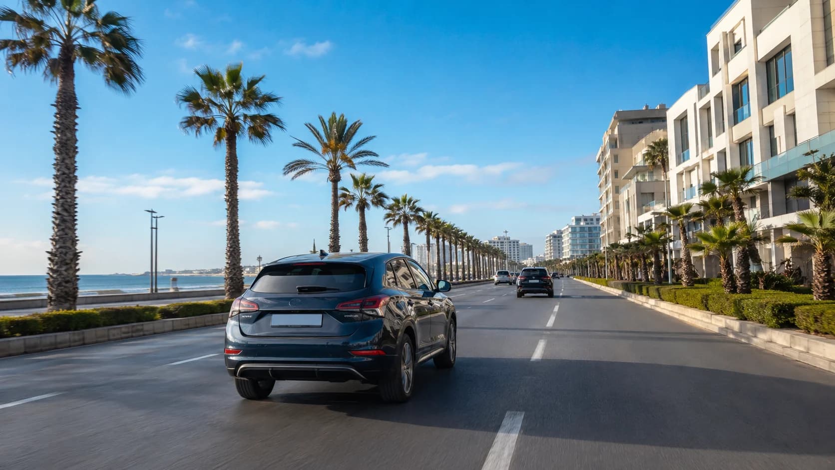 Conduzir de Casablanca com Carro Alugado no Verão
