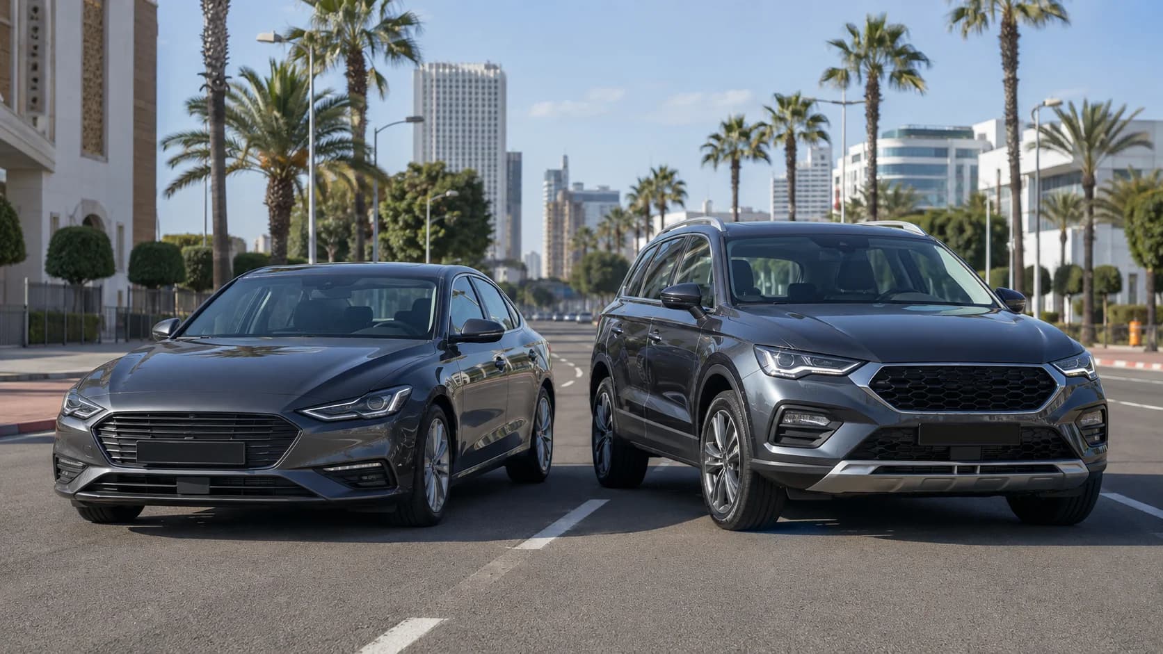 SUV czy Sedan w Kaszblance: Który wybrać na podróż?