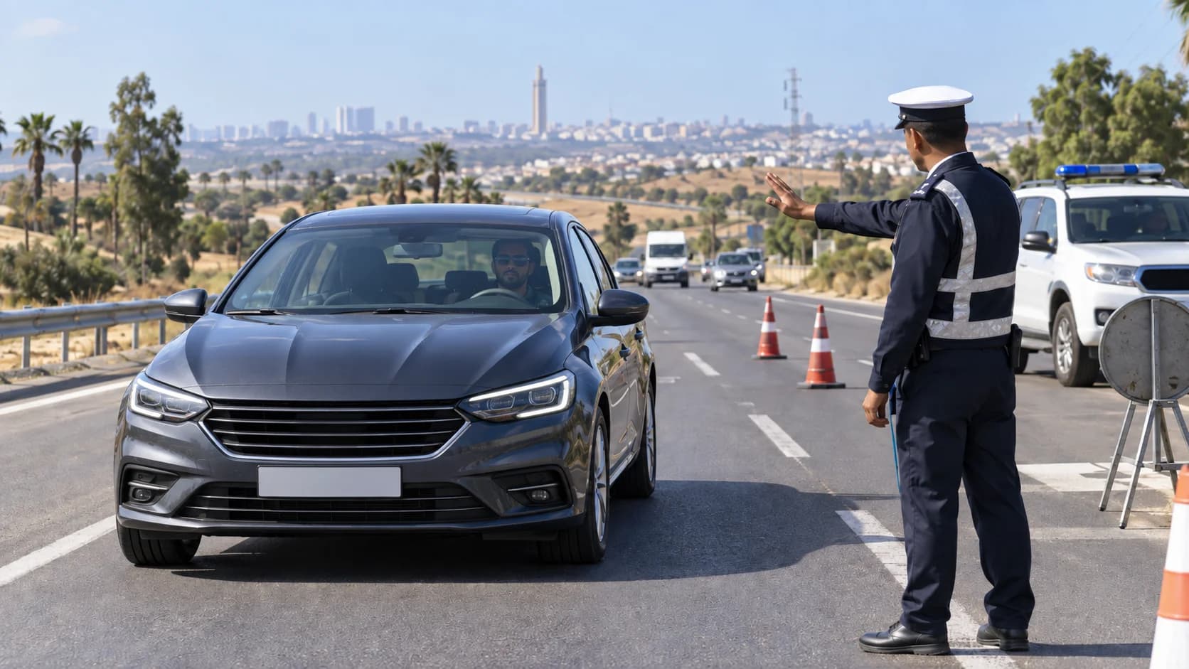 Contrôles de police au Maroc : Guide pour les conducteurs de voitures de location
