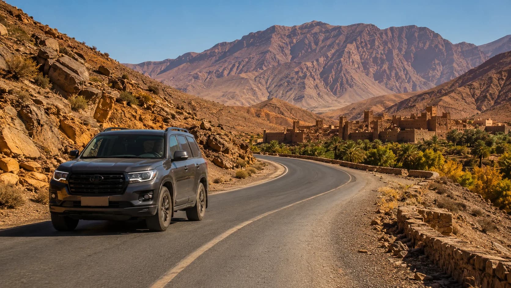 Casablanca à Ouarzazate : Planificateur d'itinéraire 4x4 dans le désert de l'Atlas