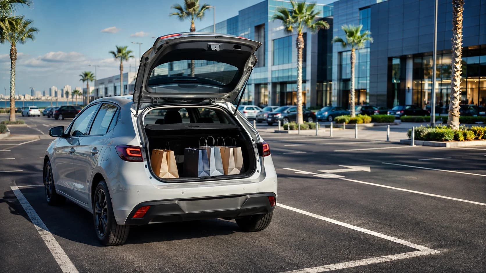 Compras en Casablanca con Coche de Alquiler: Centros Comerciales y Aparcamiento