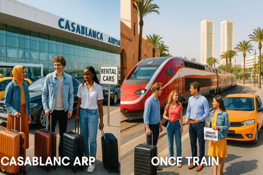 Casablanca Airport vs ONCF/Train Arrival