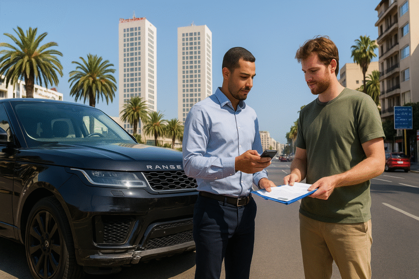 What Happens in Case of an Accident or Scratch in Casablanca Traffic? MarHire Procedure Step-by-Step
