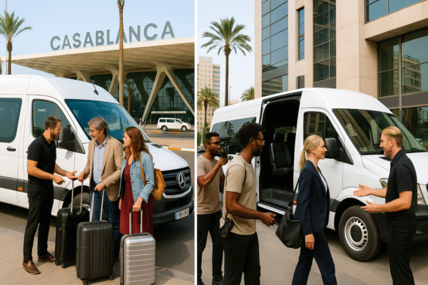 Van Delivery & Group Van Hire Casablanca Airport & Hotels