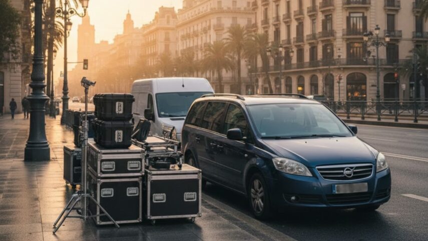 Film & Media Crews in Casablanca Minivan Logistics, Equipment Space & Multi-Point Deliveries